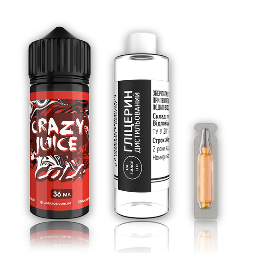 Рідина Crazy Juice 120 мл Org (Набір)