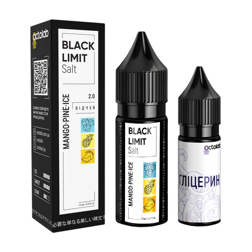 Рідина Octobar Black Limit 15 мл Salt (Набір)