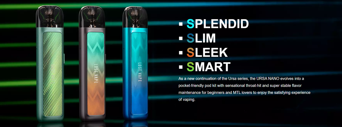 Дизайн Lost Vape Ursa Nano Pod Kit