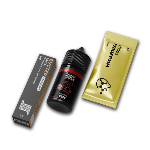 Набір рідини Chaser Black 30 мл 65 мг Salt Triple Berry (Ягоди)