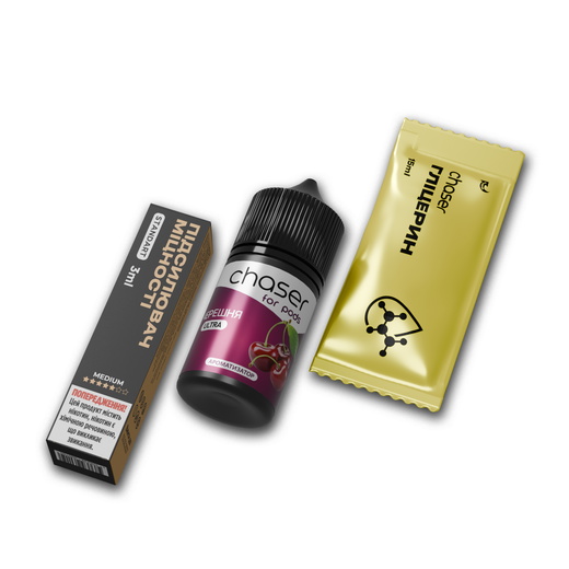 Набор жидкости Chaser For Pods 30 мл 50 мг Salt Sweet Cherry (Черешня)