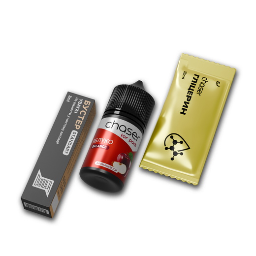Набір рідини Chaser For Pods 30 мл 65 мг Salt Apple (Яблуко)