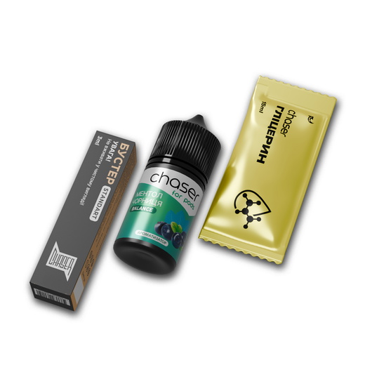 Набір рідини Chaser For Pods 30 мл 65 мг Salt Blueberry Menthol (Чорниця Ментол)
