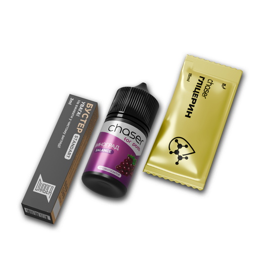 Набір рідини Chaser For Pods 30 мл 65 мг Salt Grape (Виноград)