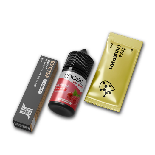 Набір рідини Chaser For Pods 30 мл 65 мг Salt Raspberry (Малина)
