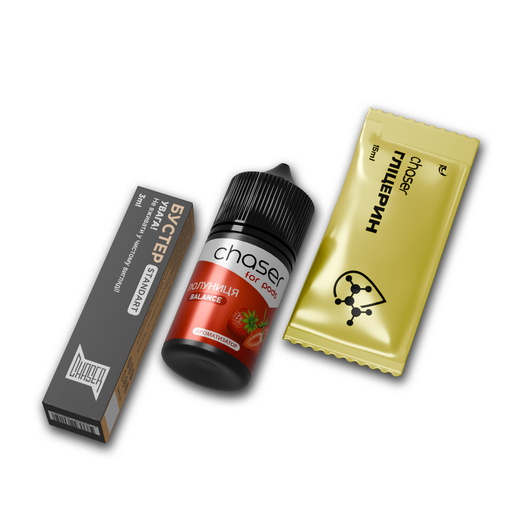 Набір рідини Chaser For Pods 30 мл 65 мг Salt Strawberry (Полуниця)