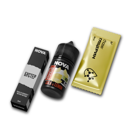 Набор жидкости Nova 30 мл 65 мг Salt Cola Lemon (Кола Лимон)
