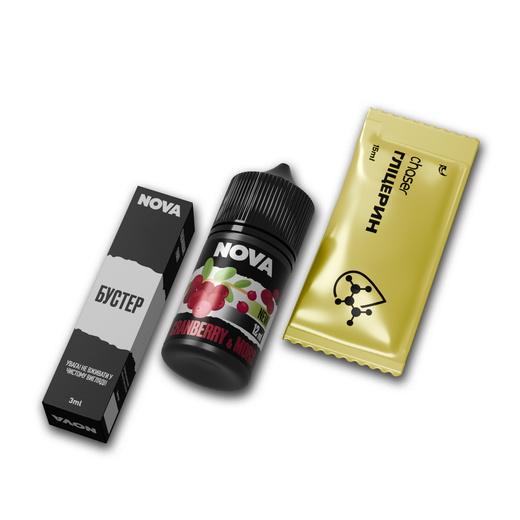 Набор жидкости Nova 30 мл 65 мг Salt Cranberry Mors (Клюквенный морс)