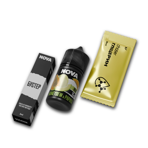 Набор жидкости Nova 30 мл 65 мг Salt Honeydew Papaya (Дыня Папайя)