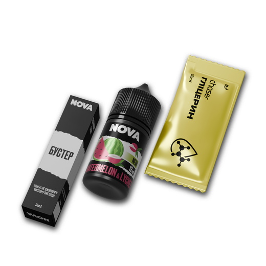 Набор жидкости Nova 30 мл 65 мг Salt Watermelon Lychee  (Арбуз Личи)