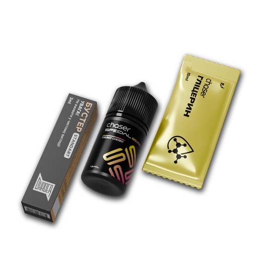 Набір рідини Chaser Special Berry 30 мл 65 мг Salt Energy Cherry (Енергетик Вишня)