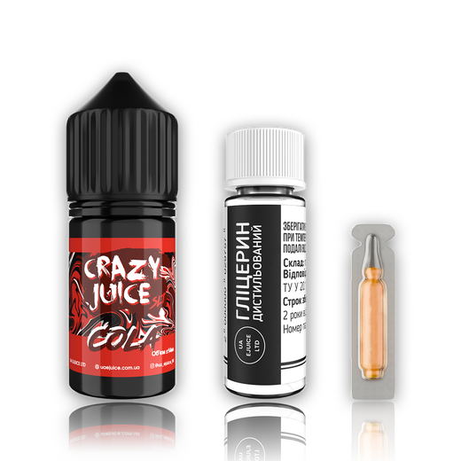 Набор жидкости Crazy Juice 30 мл 50 мг Salt Cola (Кола)