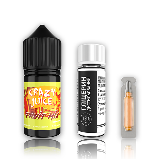 Набор жидкости Crazy Juice 30 мл 65 мг Salt Fruit Mix (Фруктовый микс)