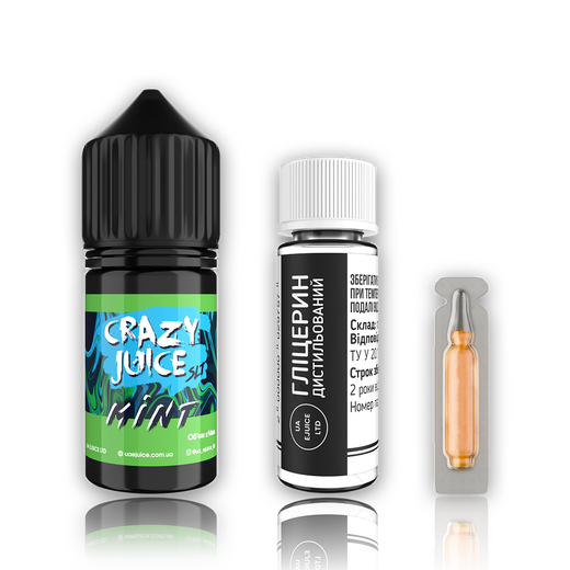 Набор жидкости Crazy Juice 30 мл 65 мг Salt Mint (Мята)