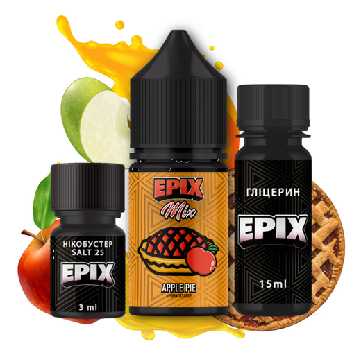 Набір рідини Epix Mix 30 мл 25 мг Salt Apple Pie (Яблучний пиріг)
