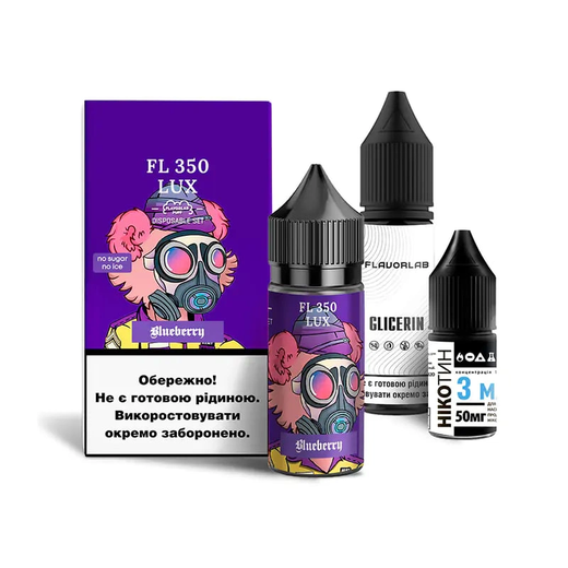 Набор жидкости Flavorlab FL350 LUX 30 мл 65 мг Salt Blueberry (Голубика)