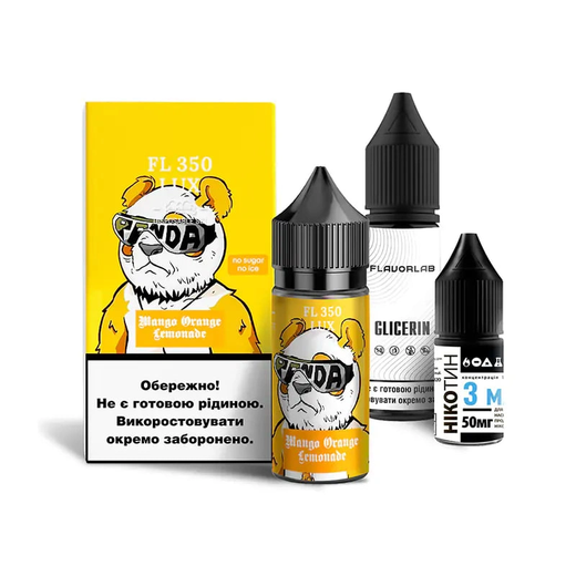 Набор жидкости Flavorlab FL350 LUX 30 мл 65 мг Salt Mango Orange Lemonade (Манго Апельсин Лимонад)