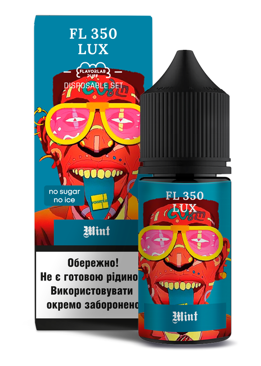 Набор жидкости Flavorlab FL350 LUX 30 мл 65 мг Salt Mint (Мята)