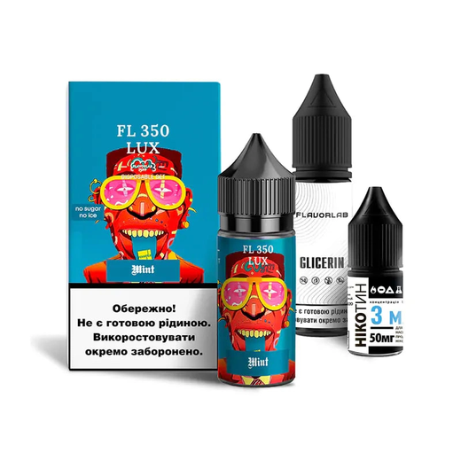 Набор жидкости Flavorlab FL350 LUX 30 мл 65 мг Salt Mint (Мята)