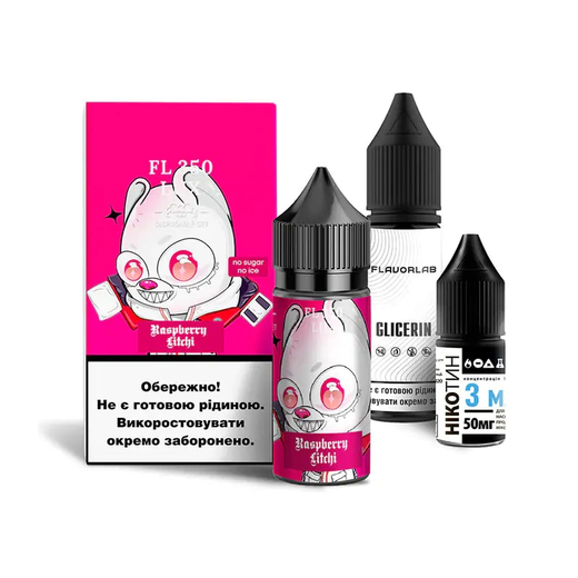 Набор жидкости Flavorlab FL350 LUX 30 мл 65 мг Salt Raspberry Litchi (Малина Личи)