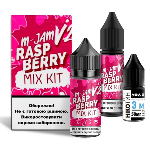 Набір рідини Flavorlab M-JAM V2 30 мл 65 мг Salt Raspberry (Малина)