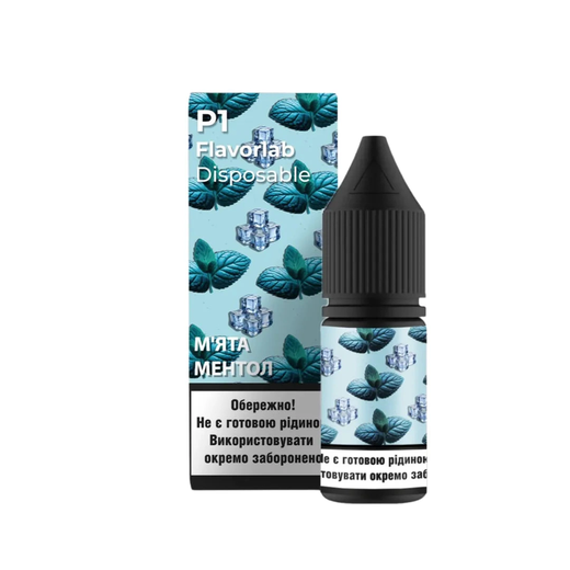 Набор жидкости Flavorlab P1 10 мл 65 мг Salt Mint Menthol (Мята Ментол)