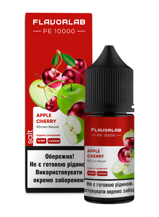 Набір рідини Flavorlab PE 10000 30 мл 50 мг Salt Apple Cherry (Яблуко Вишня)