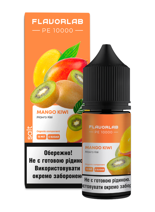Набір рідини Flavorlab PE 10000 30 мл 50 мг Salt Mango Kiwi (Манго Ківі)
