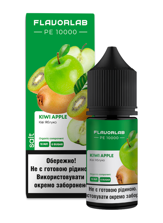 Набір рідини Flavorlab PE 10000 30 мл 65 мг Salt Kiwi Apple (Ківі Яблуко)