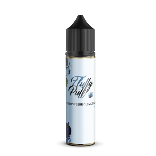 Набір рідини Fluffy Puff 60 мл 0 мг Org Blue Raspberry Lemonade Ice (Лимонад з блакитною малиною Лід)