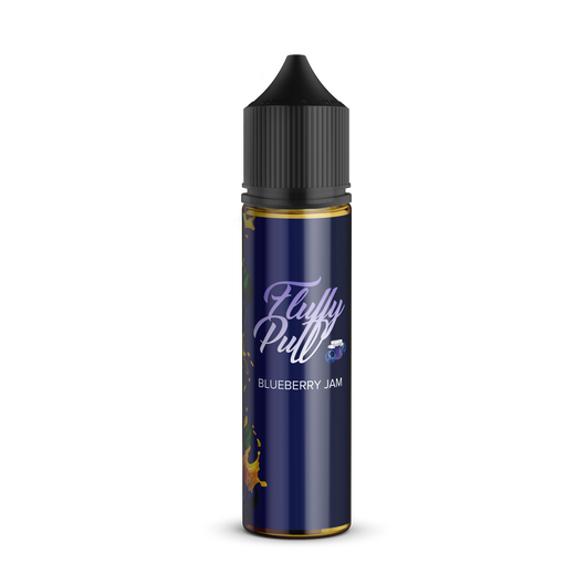 Набор жидкости Fluffy Puff 60 мл 0 мг Org Blueberry Jam (Черничный джем)