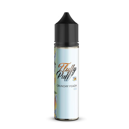 Набір рідини Fluffy Puff 60 мл 0 мг Org Crunchy Peach Ice (Хрусткий персик Лід)
