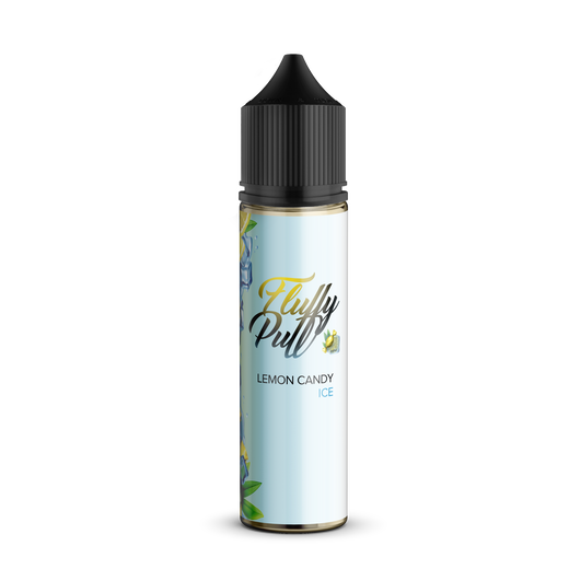 Набір рідини Fluffy Puff 60 мл 0 мг Org Lemon Candy Ice (Лимонна цукерка Лід)