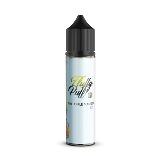 Набір рідини Fluffy Puff 60 мл 0 мг Org Pineapple Mango Ice (Ананас Манго Лід)