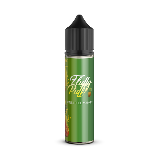 Набір рідини Fluffy Puff 60 мл 0 мг Org Pineapple Mango (Ананас Манго)