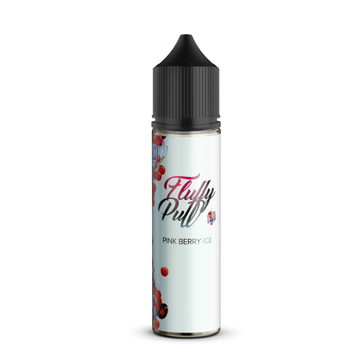 Набір рідини Fluffy Puff 60 мл 0 мг Org Pink Berry Ice (Рожеві ягоди Лід)