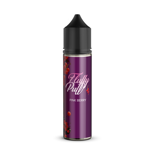 Набір рідини Fluffy Puff 60 мл 0 мг Org Pink Berry (Рожеві ягоди)