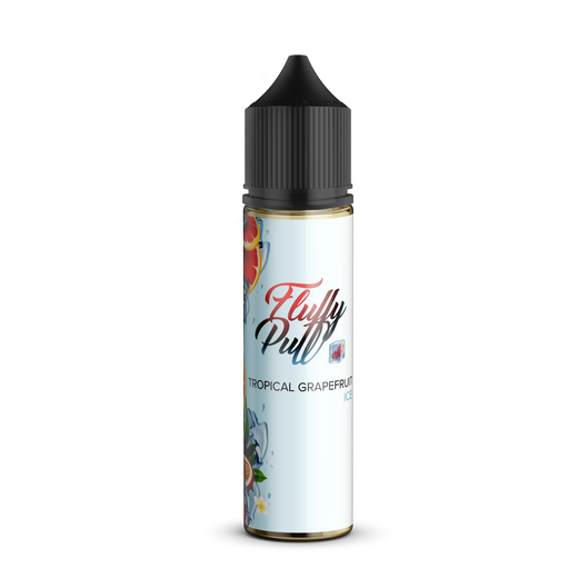 Набір рідини Fluffy Puff 60 мл 0 мг Org Tropical Grapefruit Ice (Грейпфрут Маракуя Лід)
