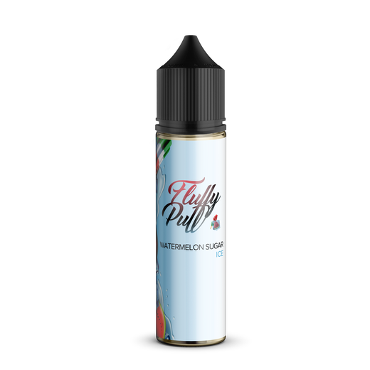 Набір рідини Fluffy Puff 60 мл 0 мг Org Watermelon Sugar Ice (Солодкий кавун Лід)