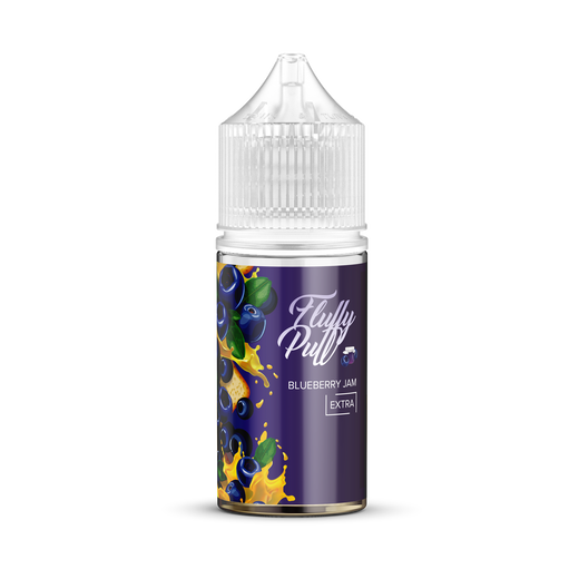Набор жидкости Fluffy Puff 30 мл 0 мг Salt Blueberry Jam (Черничный джем)
