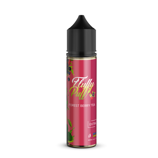 Набор жидкости Fluffy Puff 60 мл 0 мг Salt Forest Berry Tea (Чай с лесными ягодами)