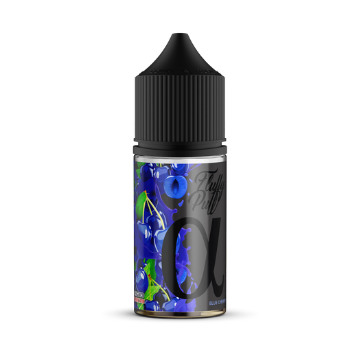 Набір рідини Fluffy Puff Alpha 30 мл 65 мг Salt Blue Cherry (Синя вишня)