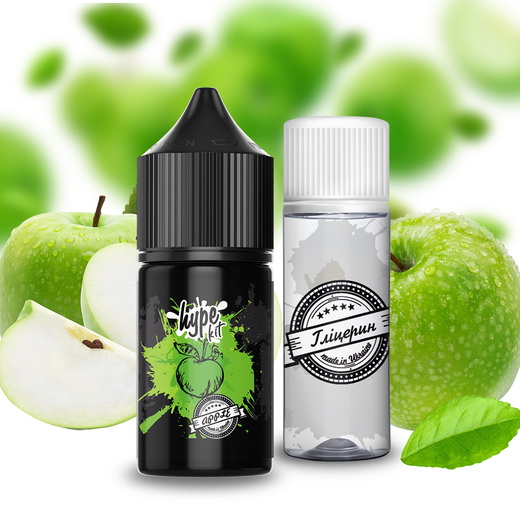 Набор жидкости Hype 30 мл 60 мг Salt Apple (Яблоко)