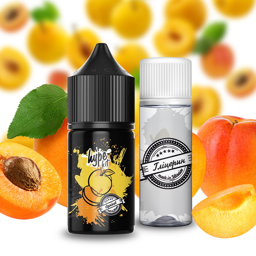 Набір рідини Hype 30 мл 60 мг Salt Apricot (Абрикос)