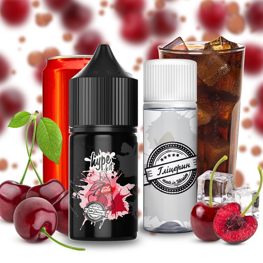 Набор жидкости Hype 30 мл 60 мг Salt Cherry Cola (Вишневая кола)