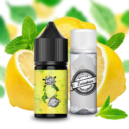 Набор жидкости Hype 30 мл 60 мг Salt Lemon Mint (Лимон Мята)