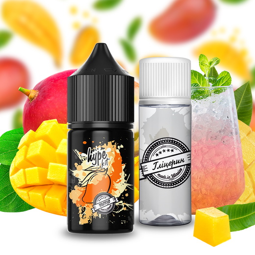 Набор жидкости Hype 30 мл 60 мг Salt Mango (Манго)