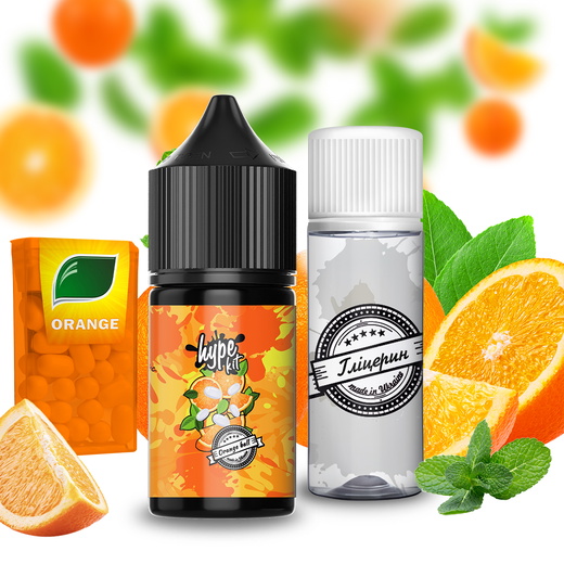 Набор жидкости Hype 30 мл 60 мг Salt Orange Ball (Тик-Так с апельсином)