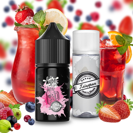 Набір рідини Hype 30 мл 60 мг Salt Pink Lemonade (Рожевий лимонад)
