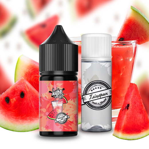 Набор жидкости Hype 30 мл 60 мг Salt Watermelon Soda (Арбузная содовая)